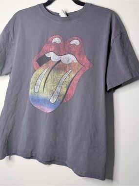 H&M Graphic Tee - Black and Gray